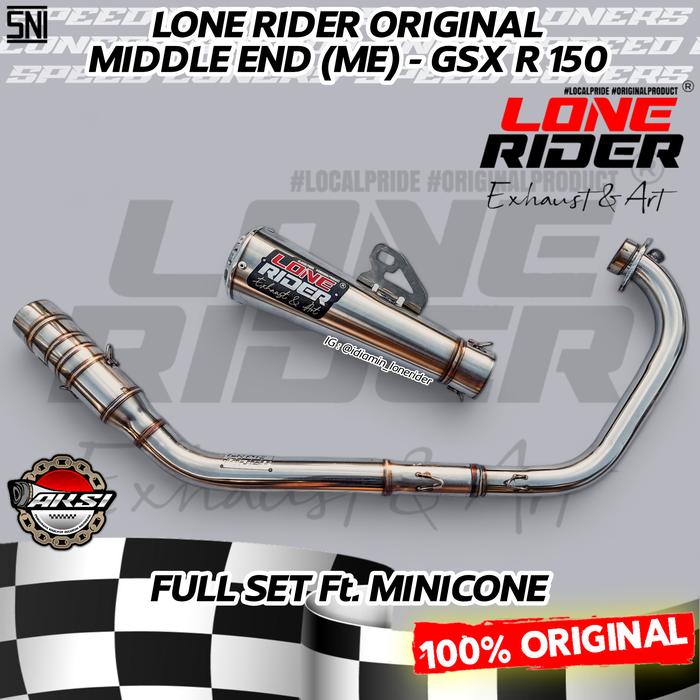 Gambar Lone Rider Original - Middle End Barbar - Cimut - Minicone - GSX 150R - ME + Minicone dari Lone Rider Original undefined Tokopedia