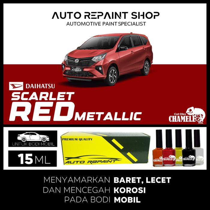 Gambar Cat Oles Daihatsu Scarlet Red Metallic Automotive Paint CHAMELEON NGL - Cat dari Auto Repaint Shop undefined Tokopedia