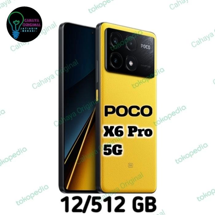 Gambar Xiaomi POCO X6 Pro 5G [12/512 GB] Segel Asli Garansi Resmi Indonesia - Kuning, Tempered Glass dari CahayaOriginal_NEW undefined Tokopedia