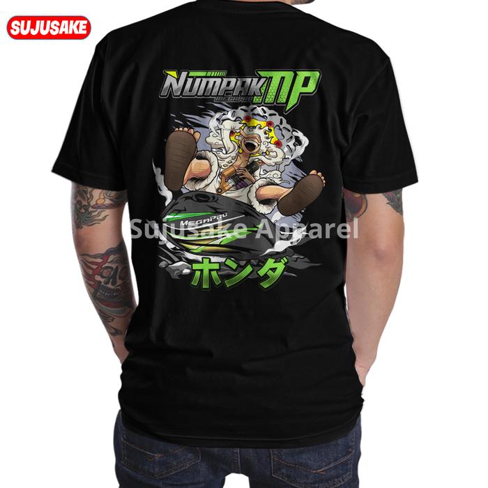 Gambar Kaos Numpak Mp Megapro Hiu Sujusake Apparel - Hitam, S dari Sujusake apparel undefined Tokopedia