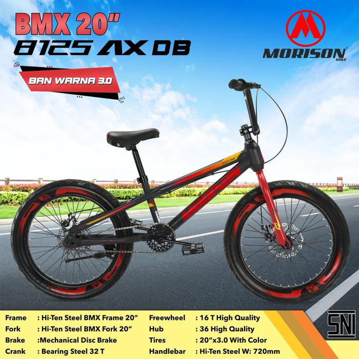 Gambar SEPEDA BMX ATLANTIS 20 INCH 610 CAKRAM BAN JUMBO BESAR 3.0 ANAK LAKI - MORISON BK RD dari agungcycle undefined Tokopedia
