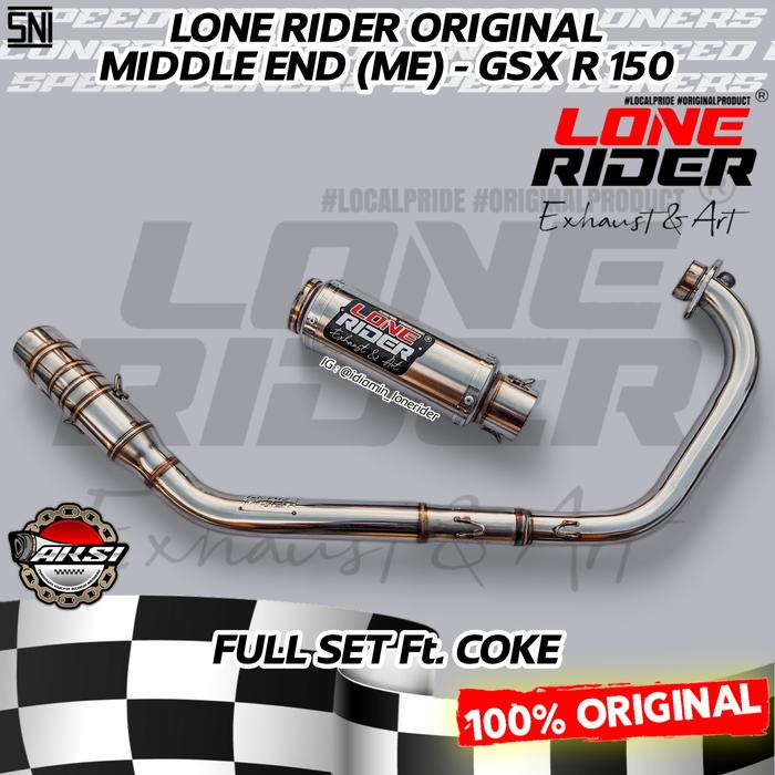 Gambar Lone Rider Original - Middle End Barbar - Cimut - Minicone - GSX 150R - ME + Coke dari Lone Rider Original undefined Tokopedia