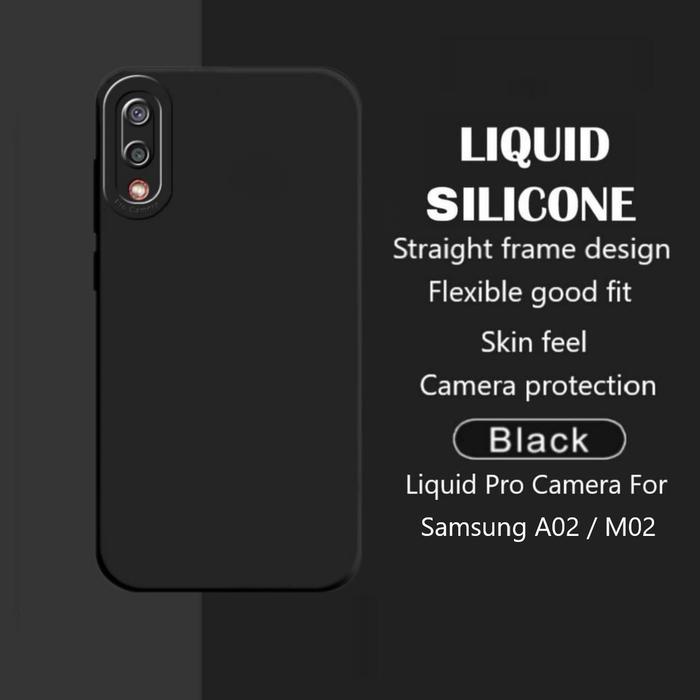 Slim Black Matte Case SAMSUNG A12 A02 A02S Softcase Hitam Polos  Samsung A12