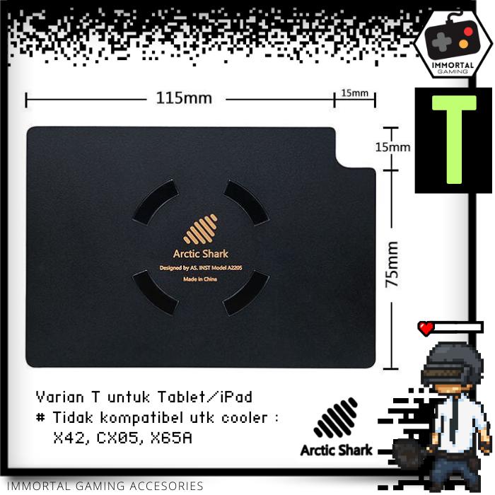Gambar [IM] ARCTIC SHARK Heatsink Graphene Copper Tembaga for Fan Cooler HP - T, Non Magnetic dari IMMORTAL GAMING Accesories undefined Tokopedia