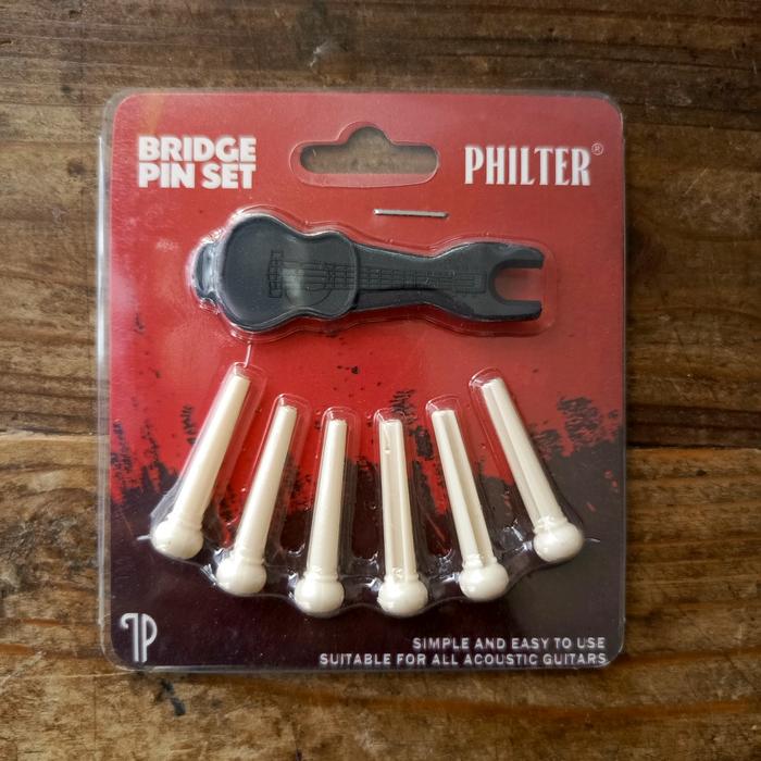 Gambar Pin Gitar Acoustic Philter 1 Set Original - Putih dari debalisale Kota Denpasar Tokopedia