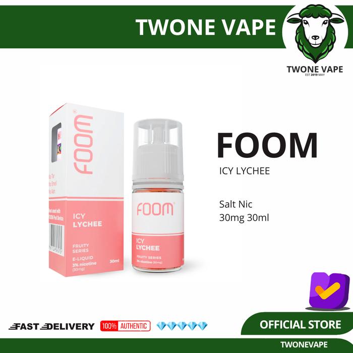 Gambar Foom Icy Lychee Salt Nic 30Ml by FOOM - FOOM Icy Lychee - ICY LYCHEE dari Twoneofficial undefined Tokopedia