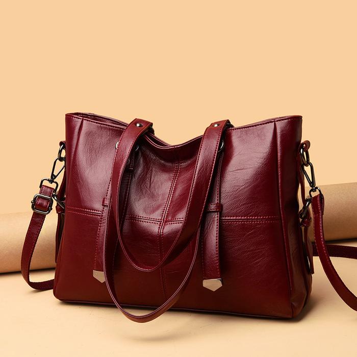 Gambar TAS TOTE BAG WANITA TAS KANTOR KERJA/KULIAH TAS IMPORT WANITA ELEGAN - RED dari Juswit undefined Tokopedia