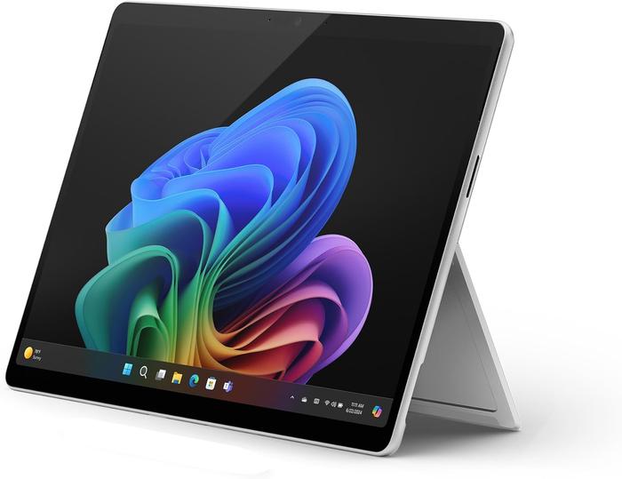 Gambar Microsoft Surface Pro 11th Edition Snapdragon X Plus 2024 2 in 1 Laptop Tablet - Platinum, 16GB/256GB dari Hello El Official undefined Tokopedia
