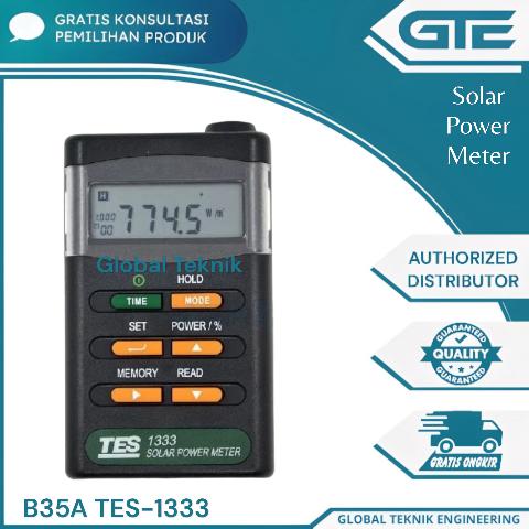 Gambar B35A TES-1333 Solar Power Meter Solar Power Meters Digital radiation dari GLOBAL TEKNIK ENGINEERING undefined Tokopedia