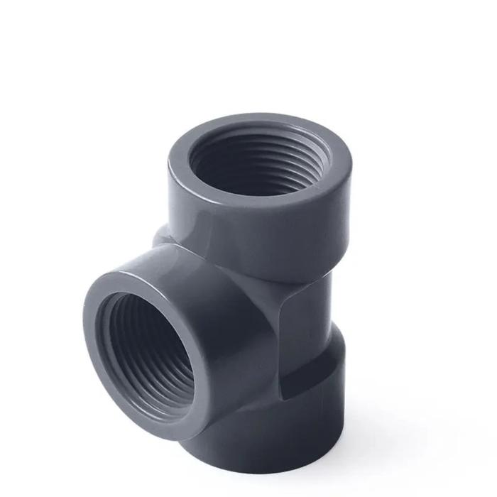 Jual Female Tee Double PVC 1/2 inch Tee Drat Dalam Double uPVC 1/2