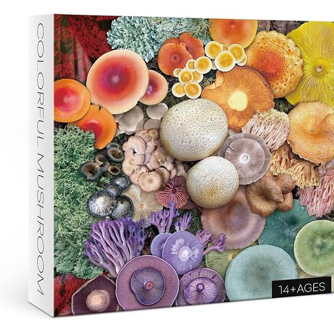 Gambar Mushroom Puzzle 1000 Piece Puzzle Adults Colorful Mushroom Jigsaw Puzzles Shrooms In Bloom Toadstool Nature Plant Puzzle Rainbow Fungi Puzzles dari Shine Markett undefined Tokopedia