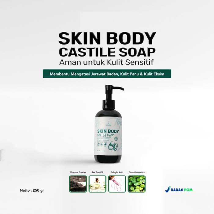 Gambar Jevarine Skin Body Castile Soap - Sabun Mandi Aman Untuk Kulit Sensitive, Membantu Mengatasi Jerawat Punggung, Kulit Eksim & Panu - Beli 1 Pcs dari LarisCosmetic17 undefined Tokopedia