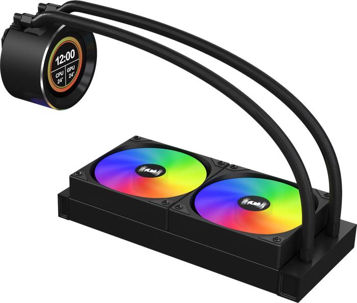 Gambar KYO SAMA SM240PRO 2.8" inch ARGB AIO Liquid Cooling LCD DISPLAY AIO 240mm SM240 PRO aio 240 BLACK WHITE - BLACK dari KYO Indonesia_NEW undefined Tokopedia