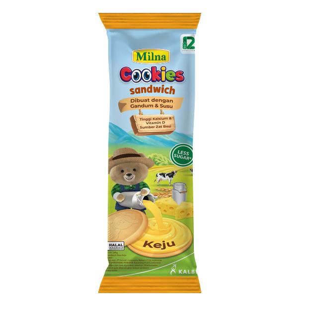 Gambar MILNA - Cookies Sandwich - Kukis Krim Cokelat / Keju - 24gr / Saset - Cookies-Keju dari Allofsnackid undefined Tokopedia