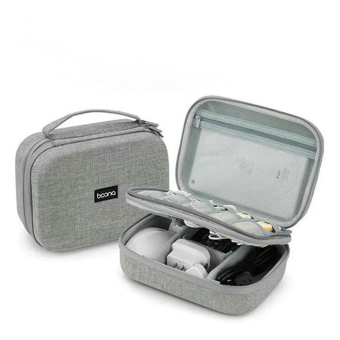 Gambar NEW Capacity Electronics Travel Bag Document Bag For Cameras Storage USB Charging Cable Intimate Accessories BN-F011 dari Obsidian Glaze undefined Tokopedia