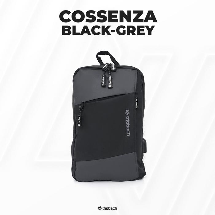 Gambar WAISTBAG Sling Bag Pria Wanita Anti Air COSSENZA THOBACH - Original - Black dari THOBACH STORE undefined Tokopedia