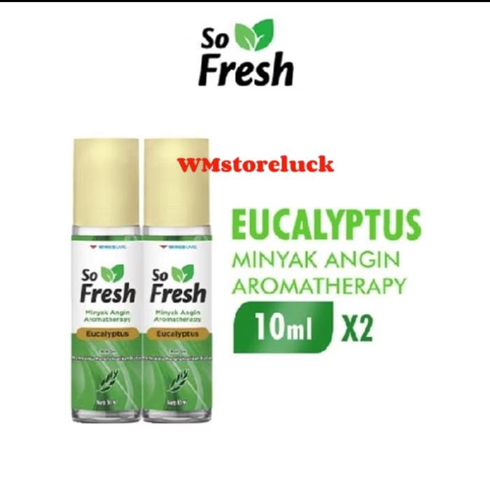 Gambar SO FRESH minyak angin aromatherapy 10 mlx2botol/ sofresh 10ml isi 2 - EUCALYPTUS dari WMStoreluck undefined Tokopedia