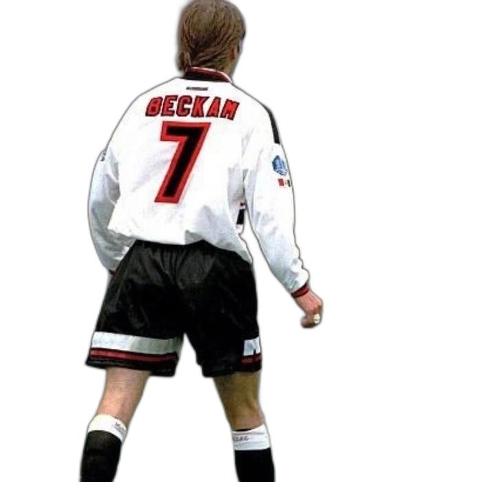 Jual David Beckham #7 Beckam MU FC Away Jersey 1997/1998 Original 