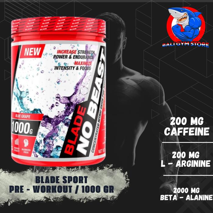 Jual BLADE NO BEAST 1OOO GRAMS PRE WORKOUT Kota Denpasar