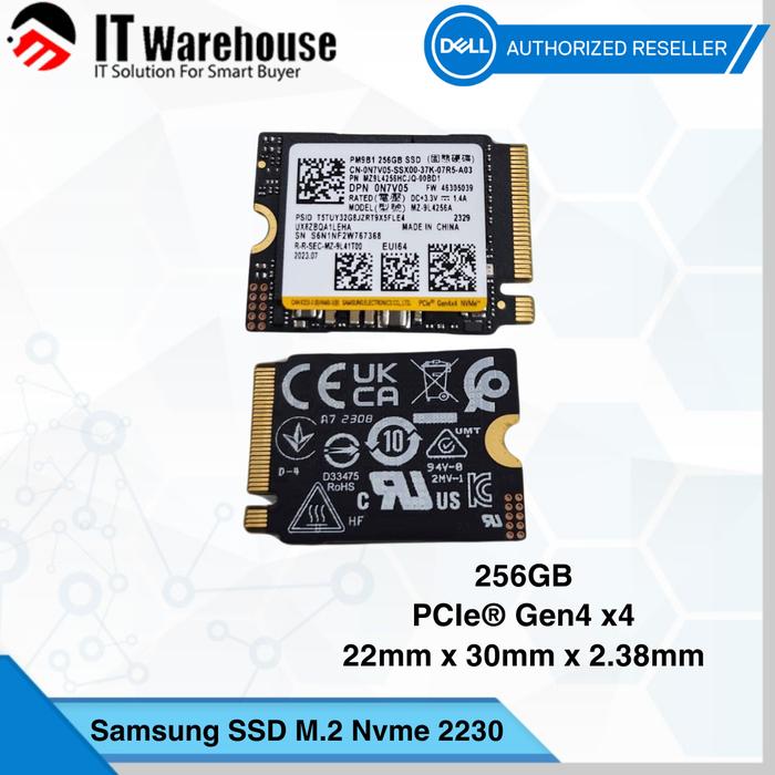 Gambar SSD M.2 Nvme 2230 256GB (PCIe Gen4 x4) - Samsung dari IT Warehouse m2m undefined Tokopedia