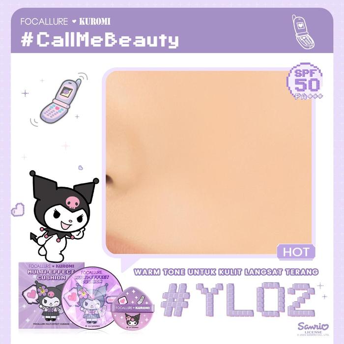 Gambar FOCALLUREX Sanrio 2pcs Bare-skin UV Cushion SPF50 PA+++ &  Blur-buttery Duo Facial Palette Set - SET 1 dari FOCALLURE STORE_NEW undefined Tokopedia