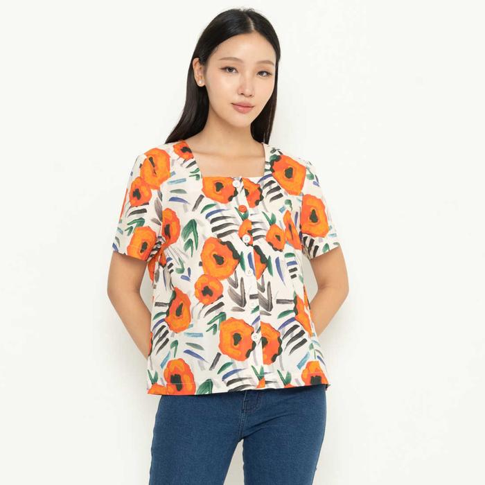 Gambar *Ready Stok* N2 - Atasan Katun 28440 - Krem, L dari Sisters Fashion Group undefined Tokopedia