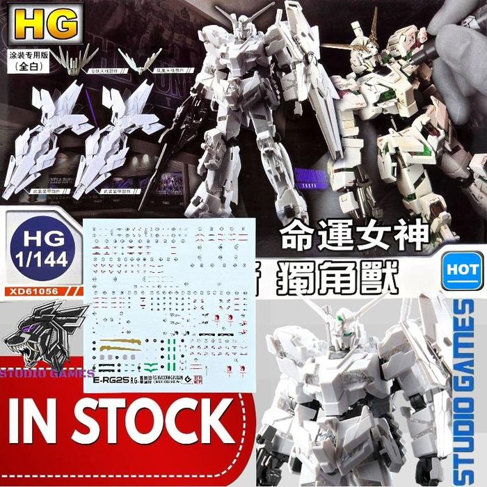 Gambar HOT HG 1/144 Unicorn Destroy Mode Painting Model Xing Dong WeiMei 61056 Plastic Model Kit dari Studio Hobby undefined Tokopedia