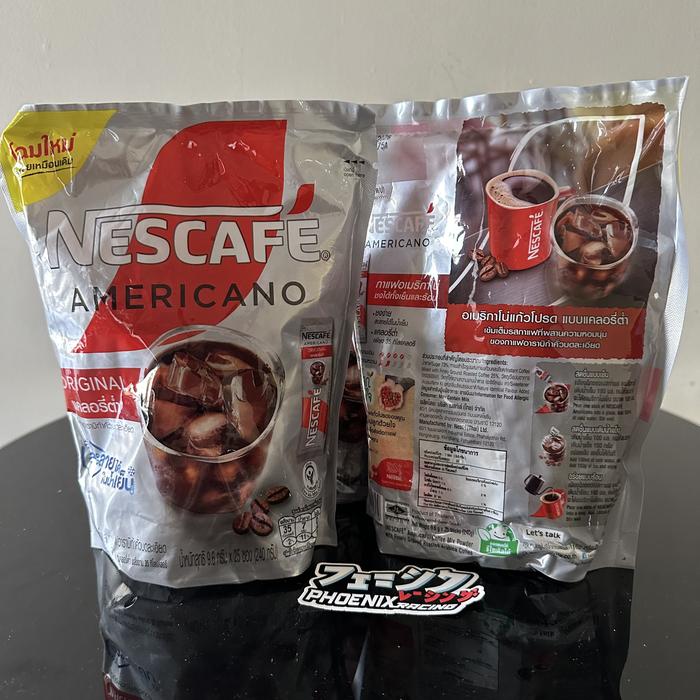 Gambar Nescafe Americano Original Nescafe Americano Zero Sugar Kopi Nescafe Original 1 Pack 25 Sachet - Original dari Phoenix Racing undefined Tokopedia