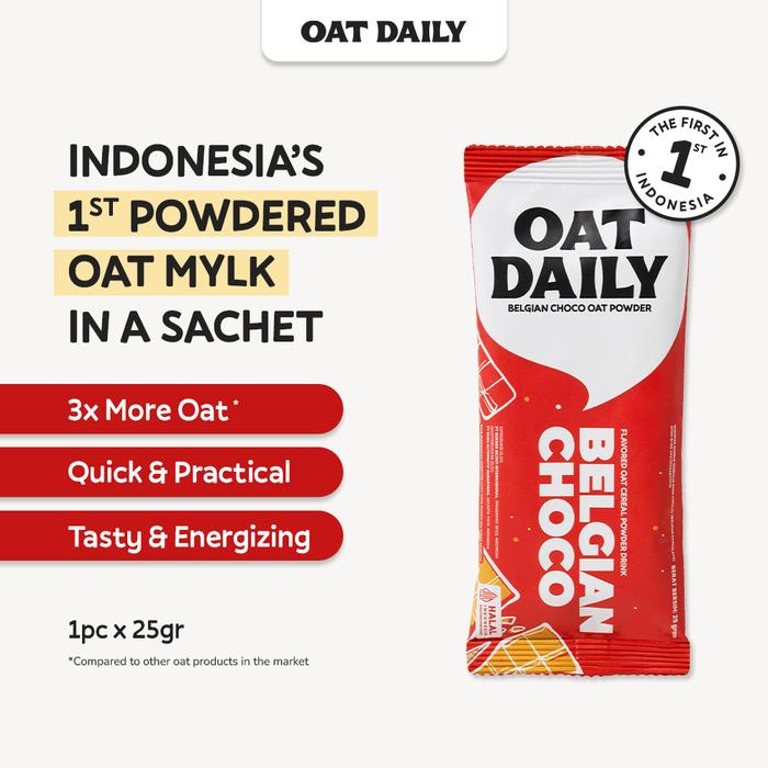 Gambar Oat Daily Flavored Oat Powder 25gr - Belgian Choco dari Oat Daily undefined Tokopedia