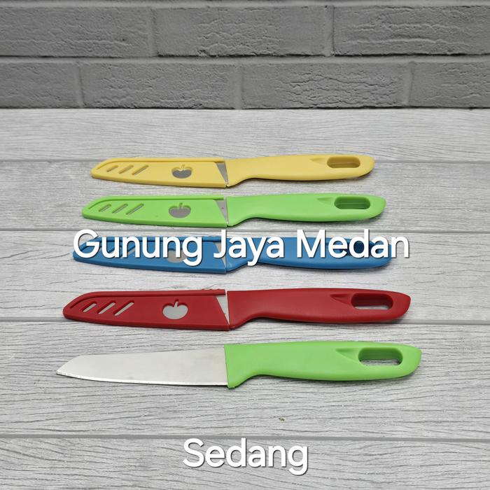 Gambar Pisau Dapur Dengan Sarung Warna - Besar dari GJ.Medan undefined 4 Tokopedia