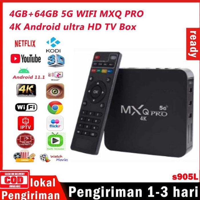4gb 64gb Tv Box Mxq Ultra Hd 4k Jual Favorit Mxq Pro 4K Android