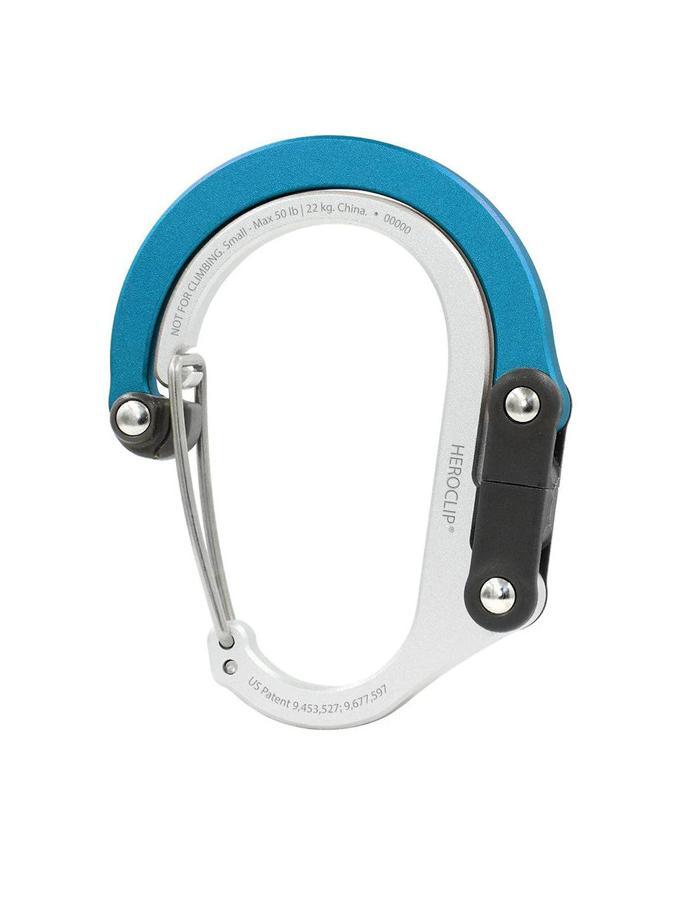 Gambar Gear Aid Heroclip Carabiner Small Gantungan Outdoor Travel Gearaid - Blue Steel dari Hiking Warehouse undefined Tokopedia