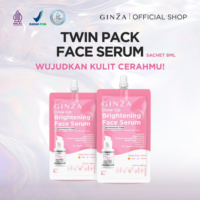 Gambar [PAKET HEMAT ISI 2] Ginza Face Serum Sachet 8ml - BRIGHTENING 2 dari Ginza Beauty undefined Tokopedia