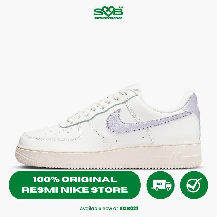 Jual Nike Women's Air Force '07 Shoes Sail/Oxygen Purple