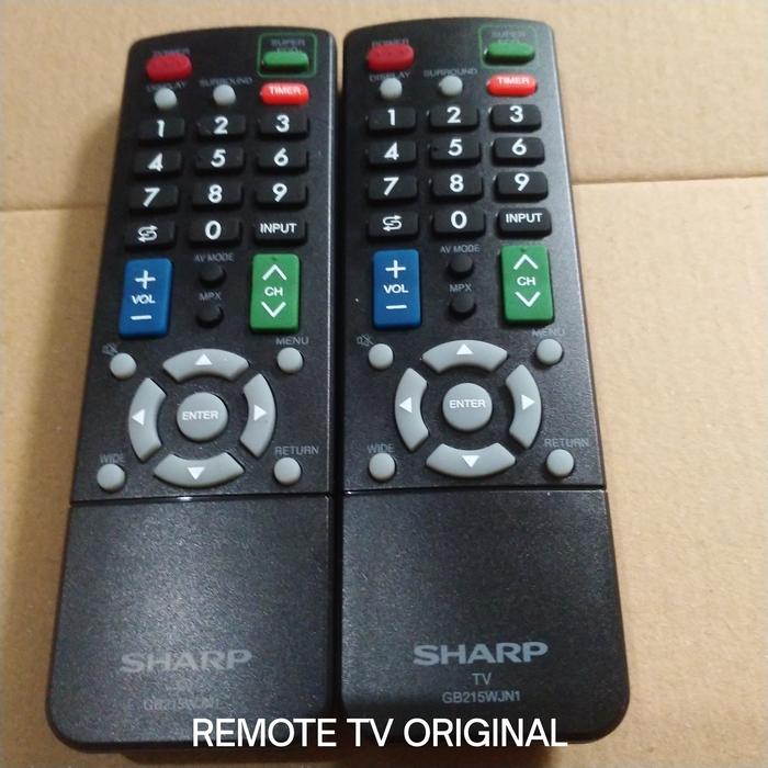 Gambar REMOT TV SHARP ASLI - remote tv kecil dari BRACKET BEKASI undefined Tokopedia