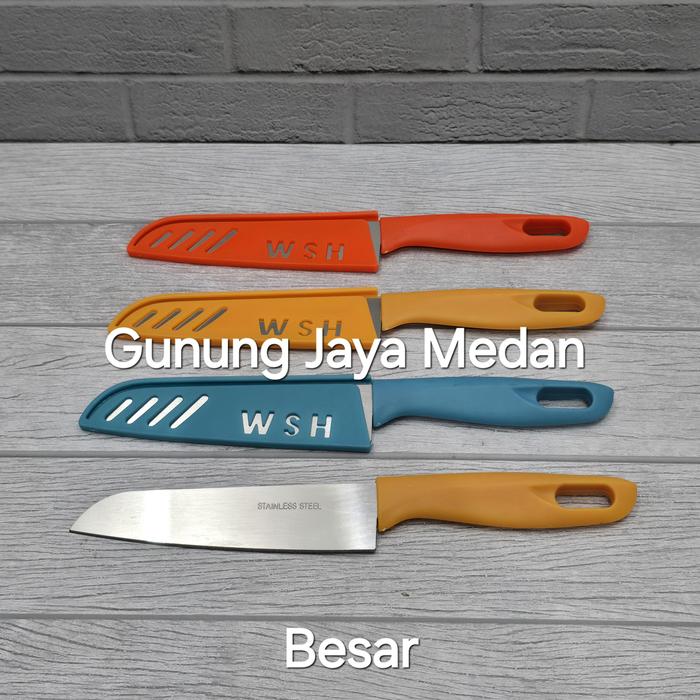 Gambar Pisau Dapur Dengan Sarung Warna - Besar dari GJ.Medan undefined 5 Tokopedia