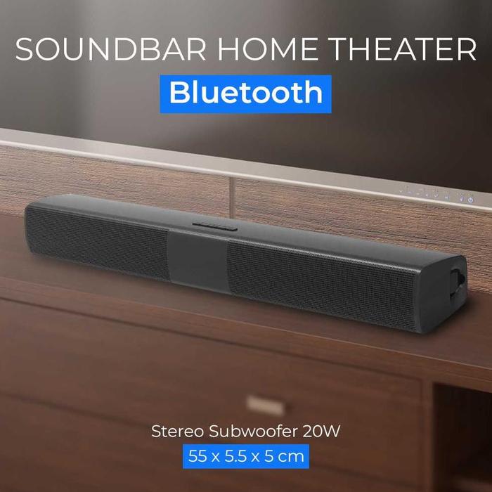 Gambar Primadona Nusantara - Doolnng Soundbar Bluetooth Speaker Home Theater - Hitam dari pradacelltt undefined Tokopedia