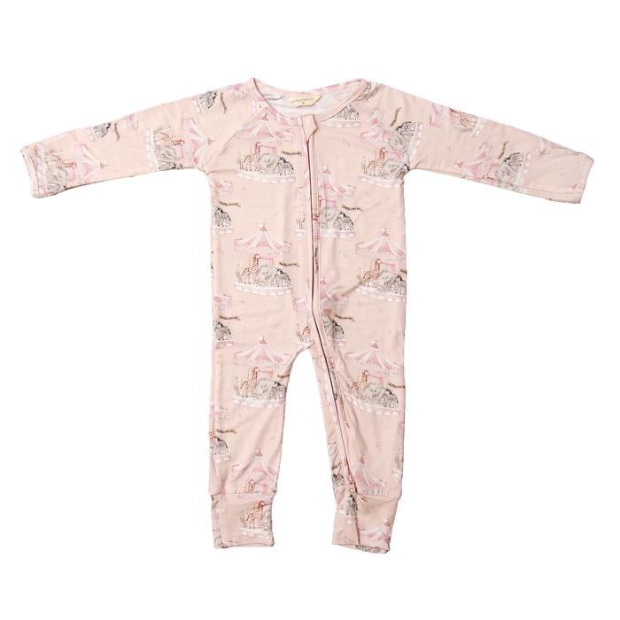 Gambar Harlow Kids - Tencel Jumper Sleep Suit Joy Of Sleep Series - Merry Go Pink, XL dari Harlowkids undefined Tokopedia