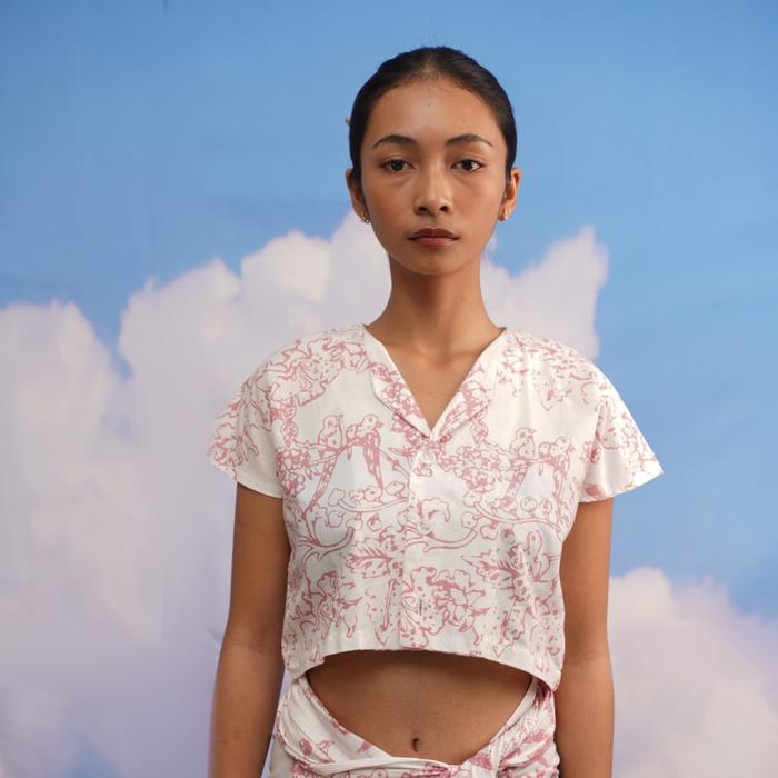 Gambar Karuna Crop Top - Merah Muda, S dari Manikan undefined Tokopedia