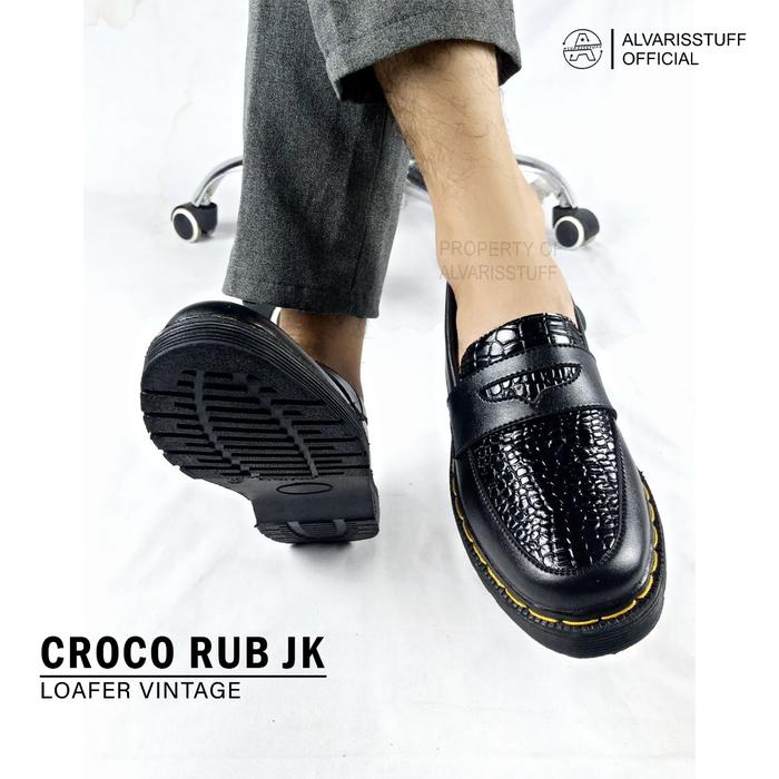 Gambar voyagstuff - croco loafer men - Hitam, 39 dari voyagstuffstore undefined Tokopedia