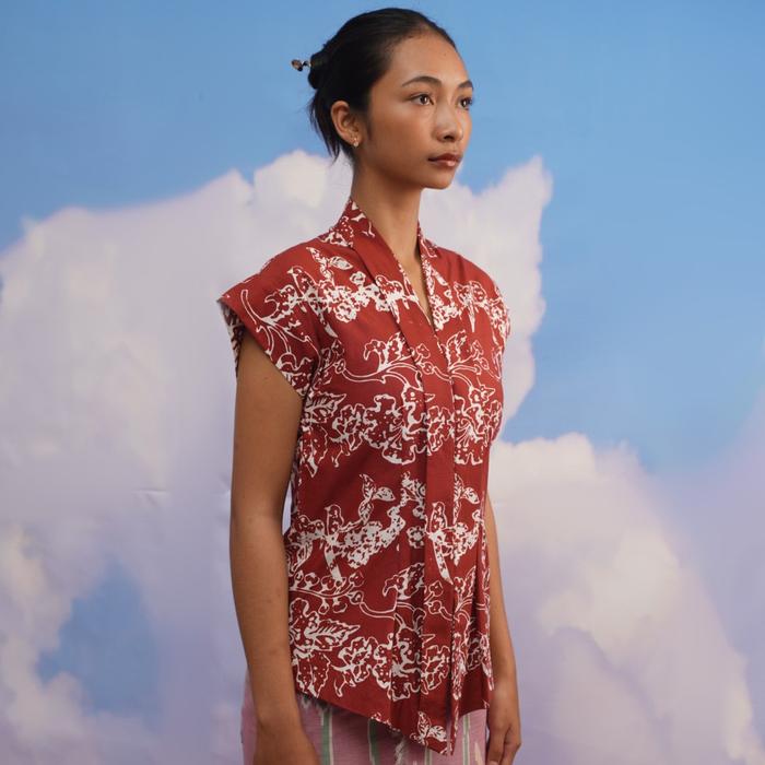 Gambar Baju Kebaya Kemayu Manikan 2 - Merah, L dari Manikan undefined Tokopedia