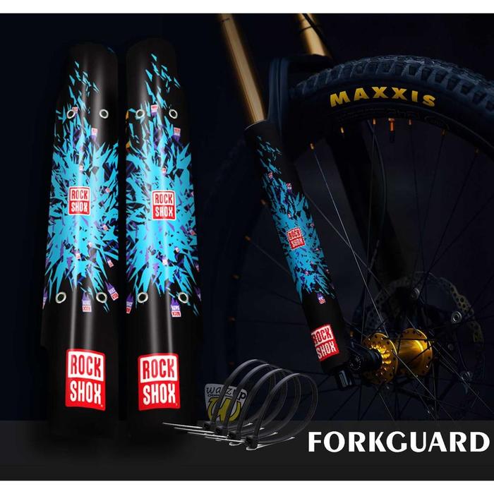 Gambar NEW FORK GUARD SEPEDA / SPARE PART / AKSESORIS MTB / PELINDUNG SKOK - Blue dari CV CIPTA ANUGERAH undefined Tokopedia