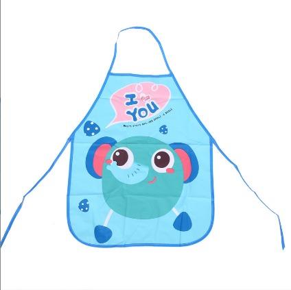 Gambar Apron Celemek Anak Dapur Masak Barista Anti Tahan Air Children Waterproof Apron - Biru dari toku pedia undefined Tokopedia