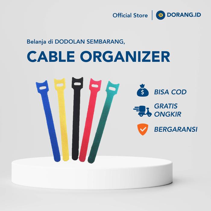 Gambar VELCRO KABEL STRAP (DODOLAN SEMBARANG) WARNA WARNI dari Dorang Indonesia_NEW undefined Tokopedia