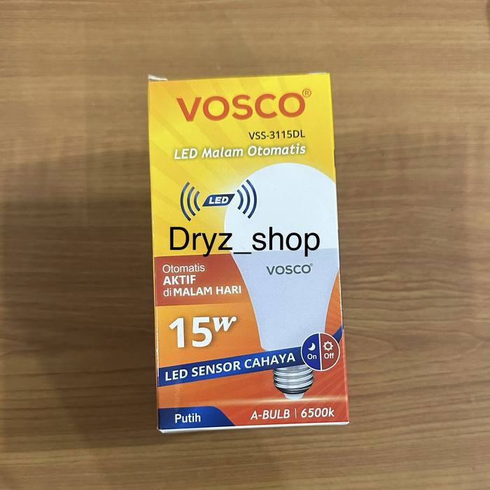 Gambar Led sensor cahaya / lampu sensor cahaya / auto night bulb / led automatically / led light sensor vosco / led sensor vosco - 15w dari Dryz shop undefined Tokopedia