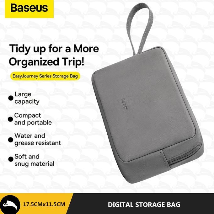 Gambar BASEUS TAS TRAVEL ORGANIZER KIT DOMPET HP AKSESORIS POUCH POWERBANK dari Ltifahlutfiah undefined Tokopedia