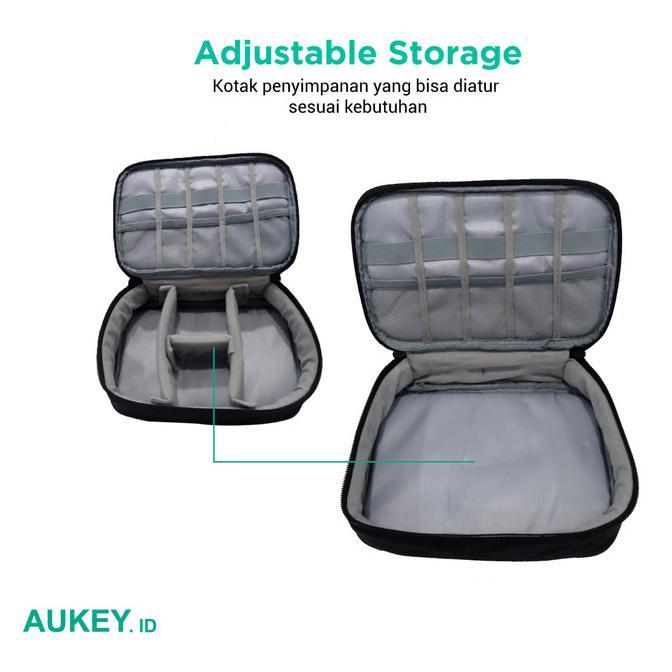 Gambar Travel Kit Aukey Accessories Organizer Pouch Bag - 23 x 6,5 x 16cm dari Ltifahlutfiah undefined Tokopedia
