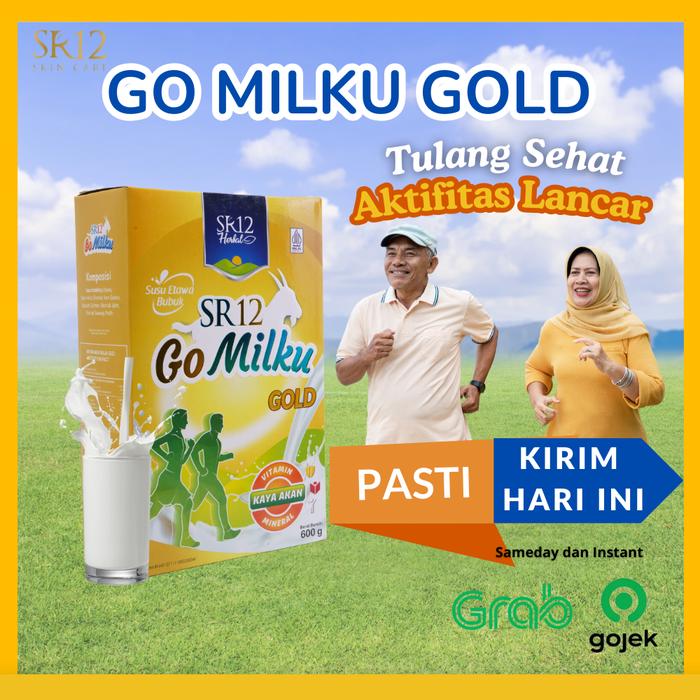Gambar Susu Kambing Etawa SR12 Go Milku Gold 600 gram - 100% Original dari Susu Etawaku undefined Tokopedia