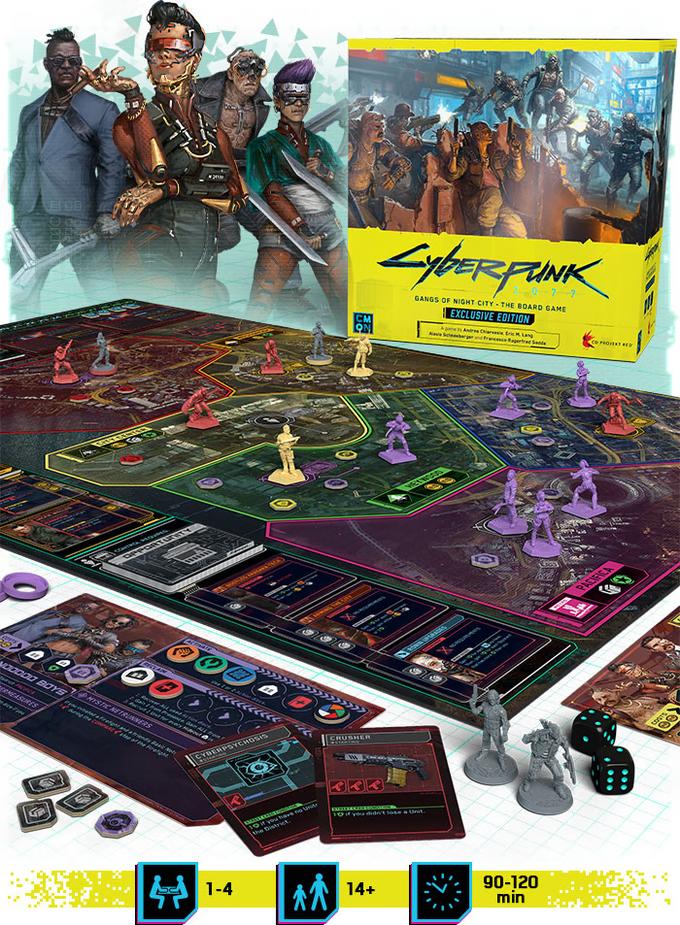 Jual Cyberpunk 2077: Gangs of Night City Board Game Kickstarter ...