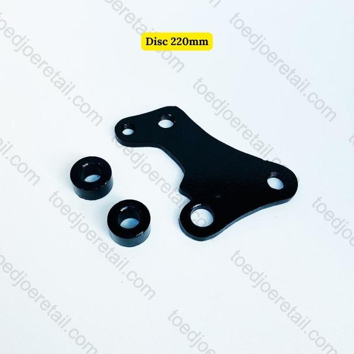 Gambar TRG Breket kaliper nissin Samurai 2p bracket disc 220 mm fiz r f1zr fizr jupiter tiara vega old 125z - 220 mm dari Toedjoe Retail undefined Tokopedia